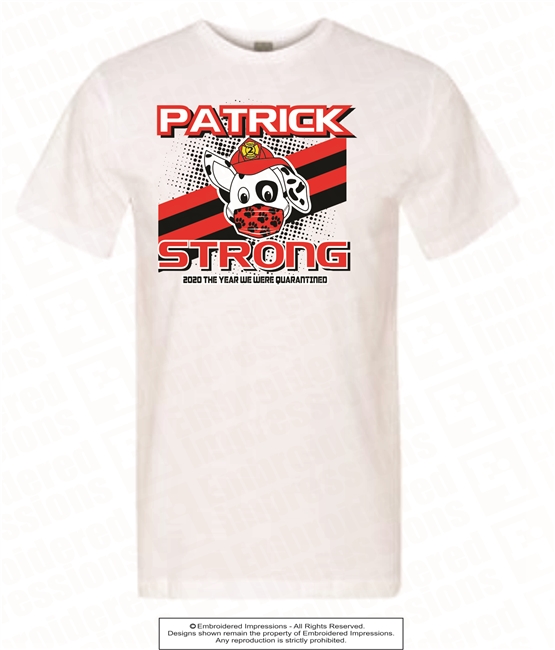 Strong Patrick Cotton Tee in White
