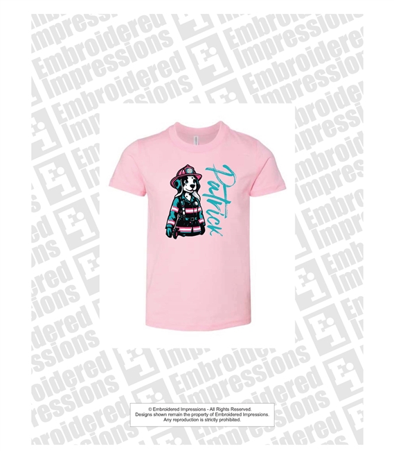 Patrick Pups Pink Dalmatian Tee