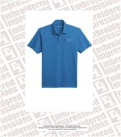 Men's Patrick Elementary Sapphire Embroidered Polo