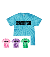 Patrick Paw Print Tie Dye Tee