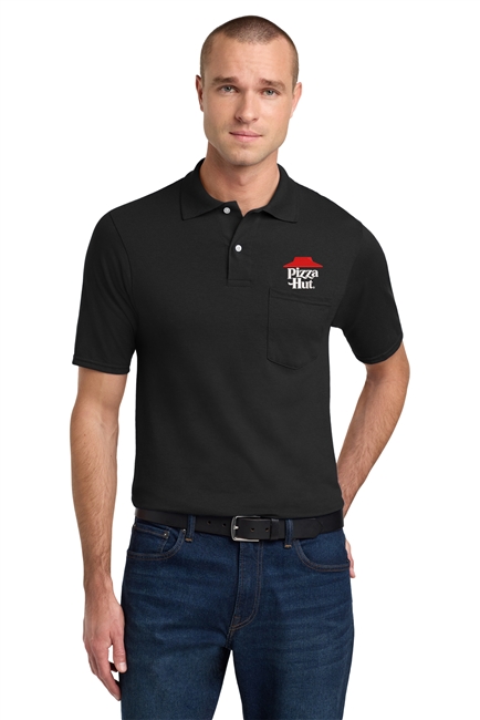 Pizza Hut Jerzees Pocket Polo