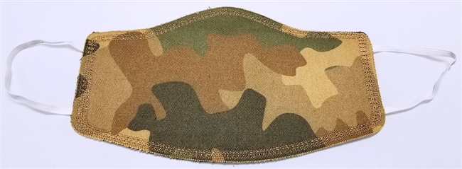 Two Ply Cotton Camouflage Face Covering