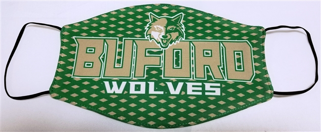 Large Buford Wolves Three Ply Filter Mask