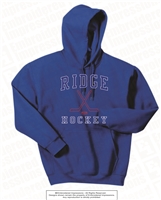 Puff Embroidered Crossed Sticks Hoodie