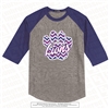 Chevron Patterned Lions Paw Colorblock Jersey