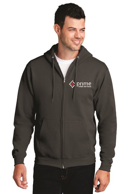 Prime Retail Port & Co. Full Zip Hoodie