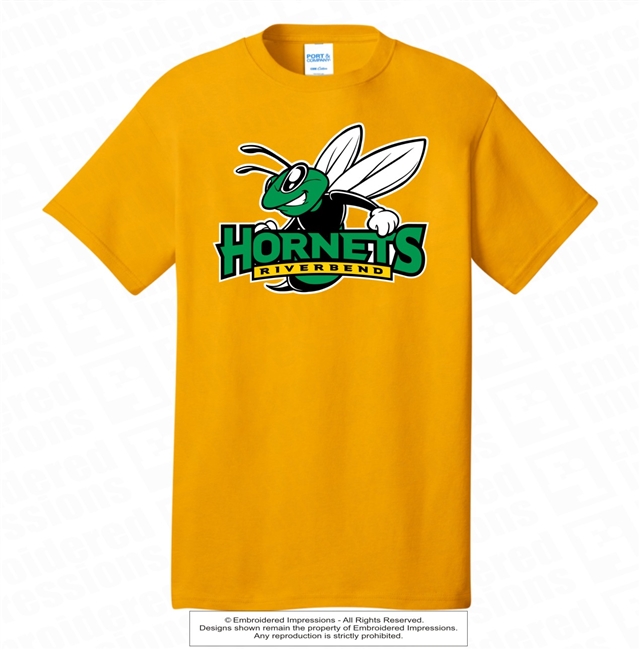 Riverbend Hornets Logo Cotton Tee