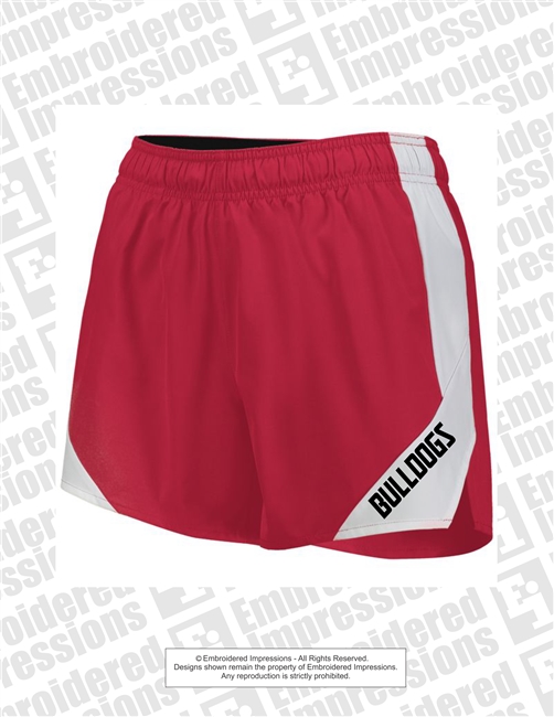 Girls and Ladies Shorts in Red/White