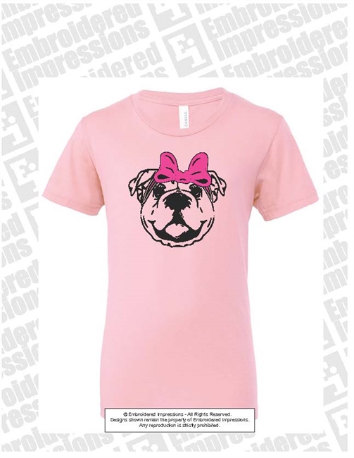 Roberts Elementary Bulldog Bow Tee