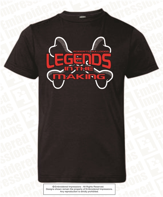 LEGENDS in the Making Tee in Black