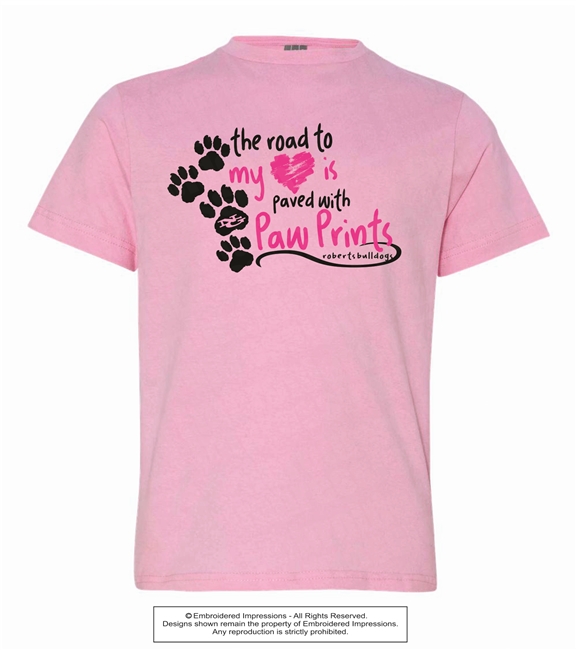The Road to My Heart Tee in Pink