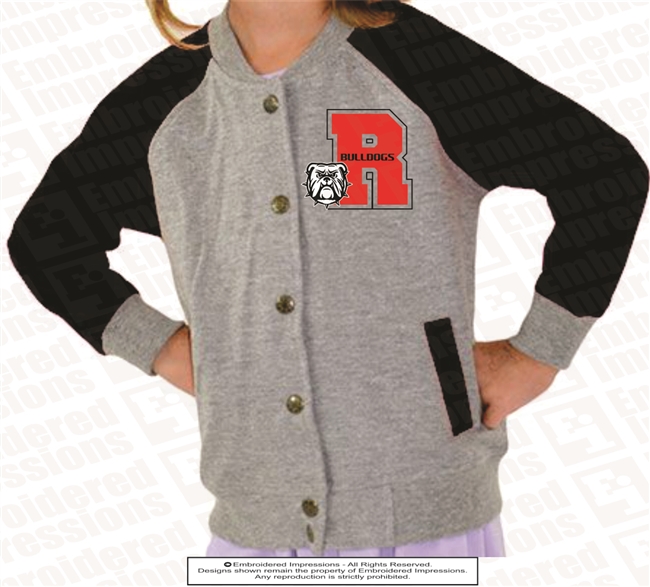 R Bulldogs Varsity Jacket