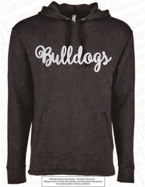 Cursive Bulldogs Hoodie