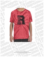 Roberts Elementary Varsity R Tye-Dye Tee