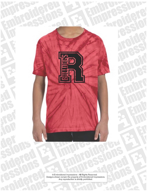 Roberts Elementary Varsity R Tye-Dye Tee