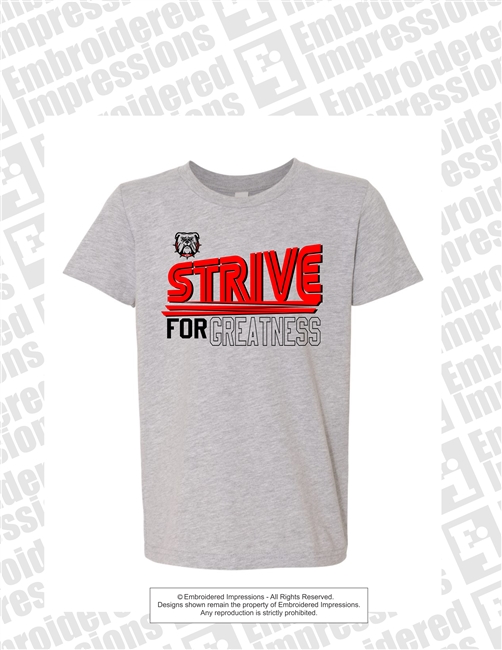 Strive For Greatness Tee in Athletic Heather