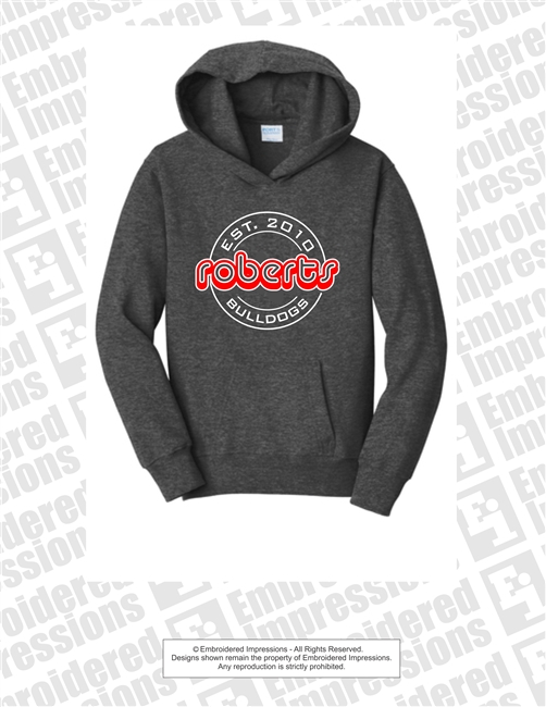 EST 2010 Roberts Hoodie in Black