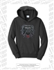 Puff Effect Bulldogs Face Hoodie