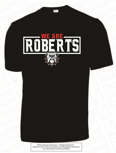 We Are Roberts Dri-Fit Tee in Black