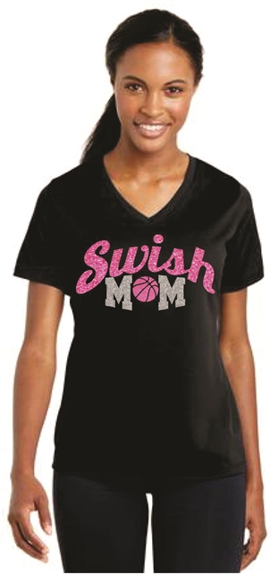 Swish Atlanta Glitter Print Front Logo