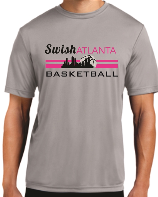 Swish Atlanta Silver Short Sleeve Dri-fit Tee