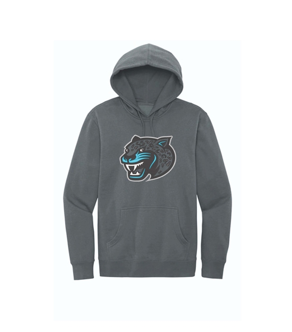 SKG Jaguar Head Puffy Embroidery Hoodie Charcoal