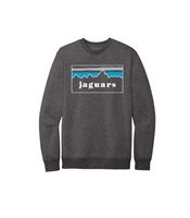 JAGUARS Mountain Poly/Cotton Crewneck Sweatshirt Heather Charcoal