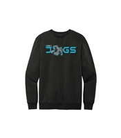 SKG JAGS Poly/Cotton Crewneck Sweatshirt Black