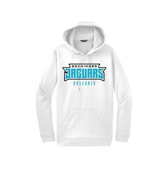 SKG Baseball Dri Fit Hoodie White