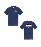 Swayze Crazies Double Logo Navy Tee