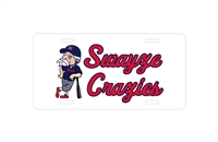 Swayze Crazies Metal Printed License Plate