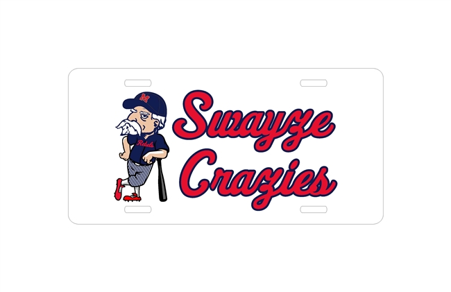Swayze Crazies Metal Printed License Plate