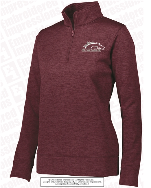 Stallions Quarter Zip Ladies Pullover