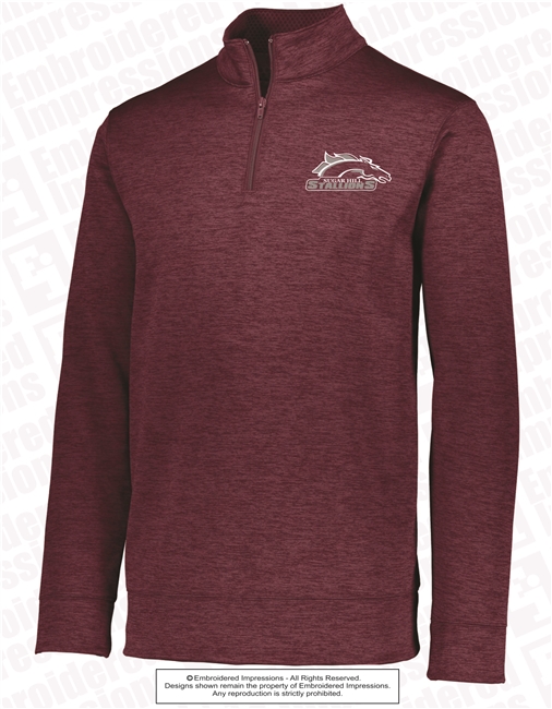 Stallions Quarter Zip Mens Pullover