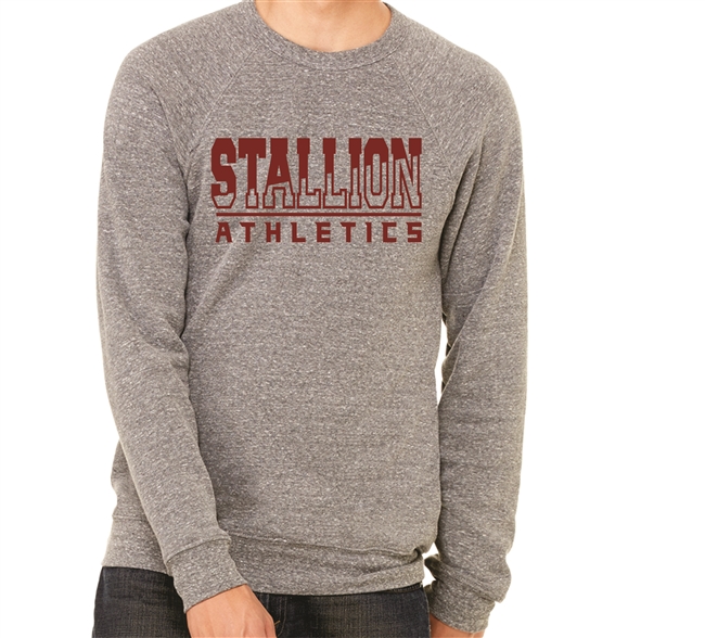 Stallion Athlete Sponge Fleece Crewneck Sweatshirt