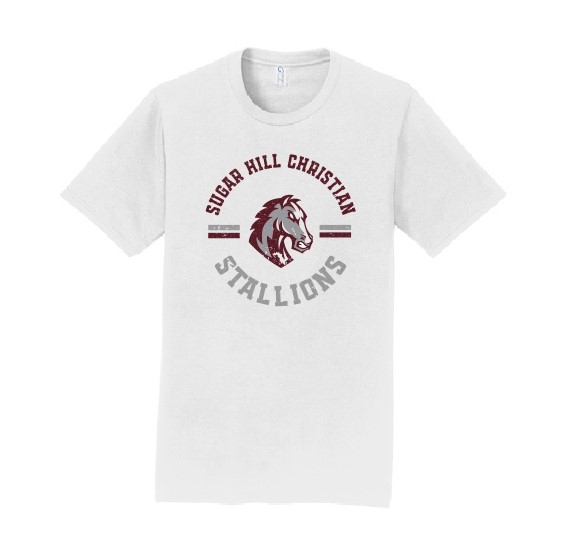 SHCA Distressed Logo Tee