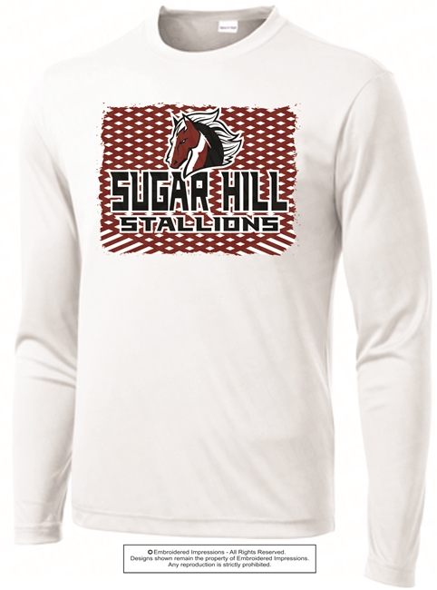 Sugar Hill Stallions Wicking Long Sleeve Tee