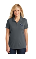 Womens Custom Embroidered Silvercrown Equestrian Logo Polo