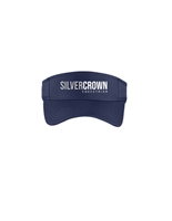 Silvercrown Equestrian Logo Navy Visor