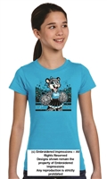 Lady Jaguar Cheerleader Tee