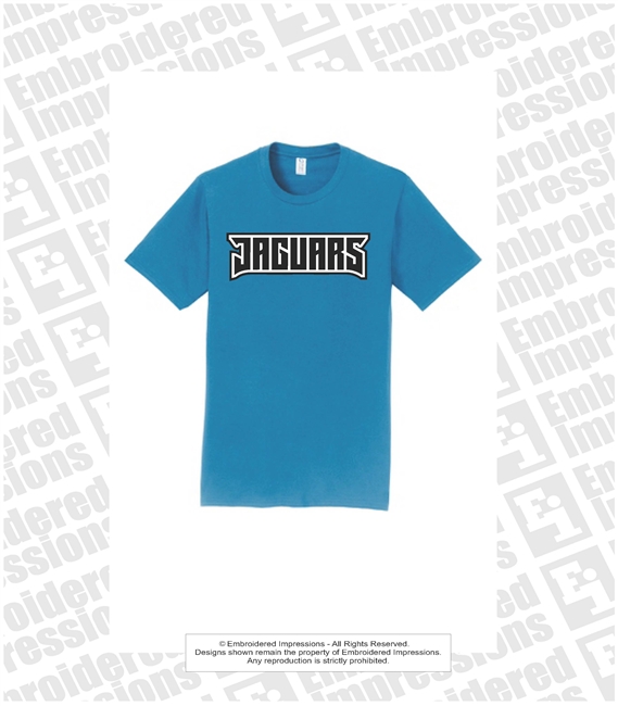 Seckinger Jaguars Sapphire Text Tee