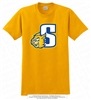 S Bobcats Face Cotton Tee