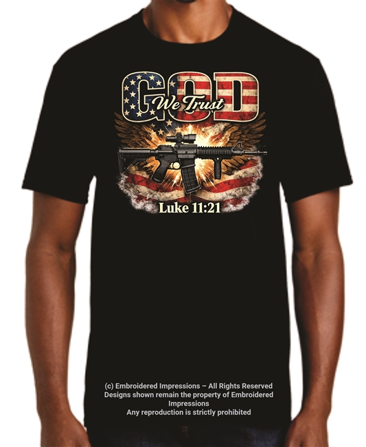 In God We Trust Strongman Tee