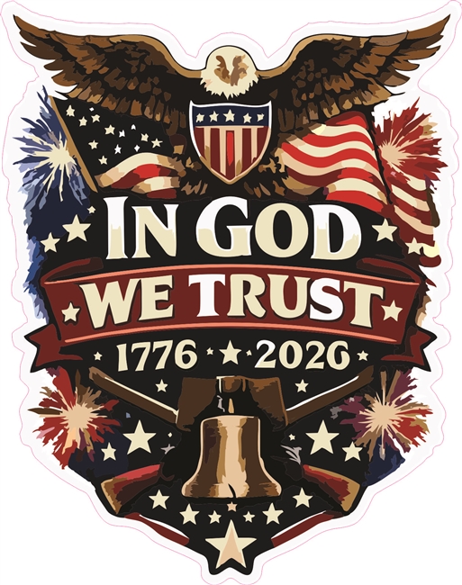 In God We Trust Sticker
