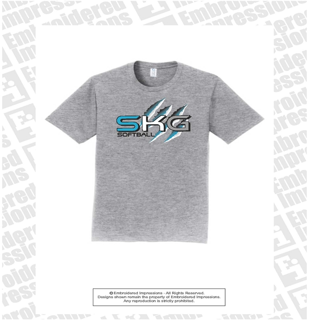 Seckinger Softball Clawed Tee