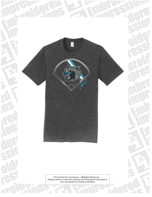 Seckinger Softball Diamond Jaguar Head Tee