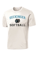 Seckinger Jaguars Softball Dri-Fit White tee