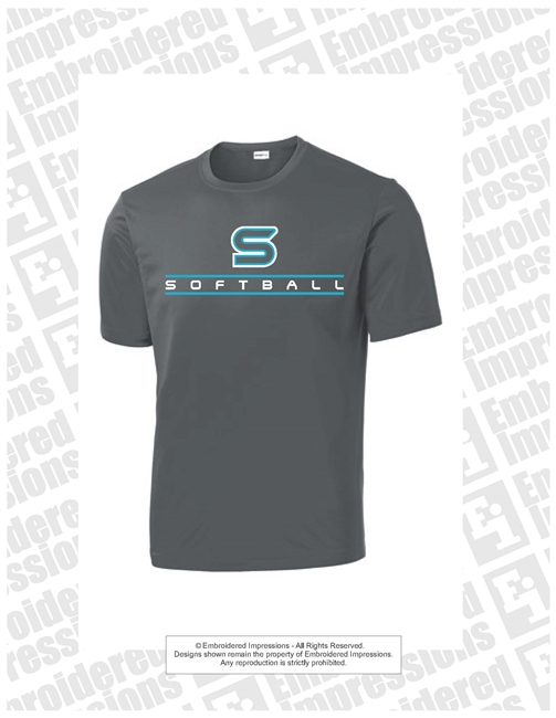 Seckinger Softball Iron Grey Tee