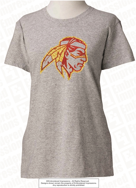 Glittered Seminoles Logo Tee