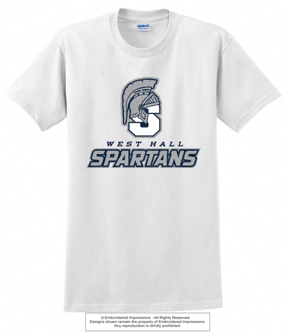 West Hall Spartans Logos Tee